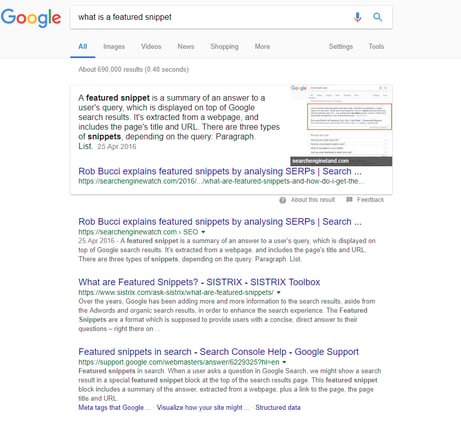 Featured Snippet