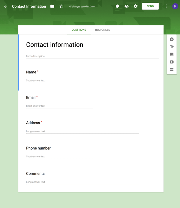 Google Forms