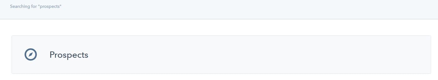 prospects in Hubspot