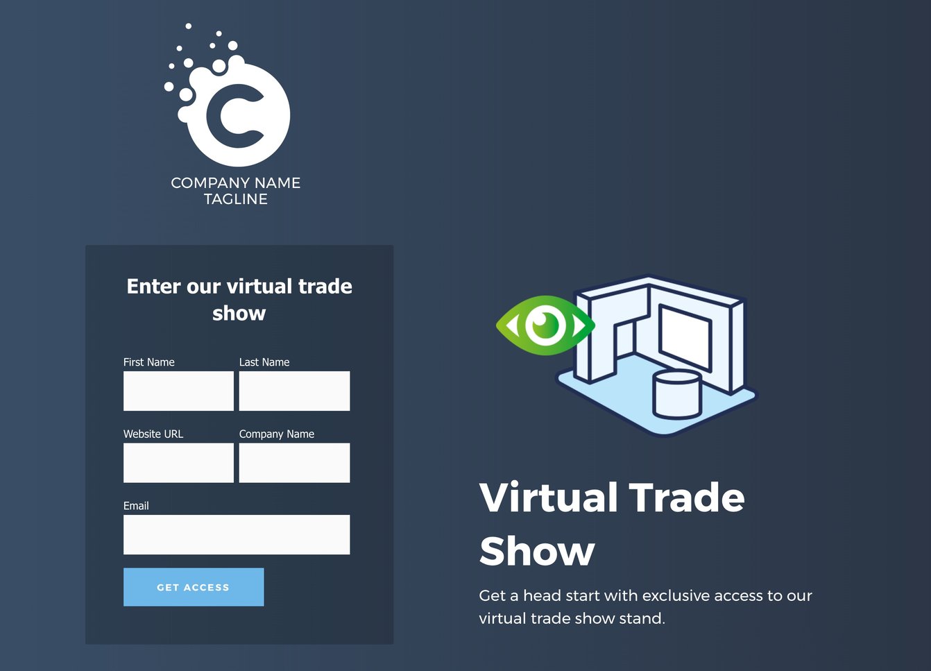 Trade Event Page Example How to smash your next trade show email campaign